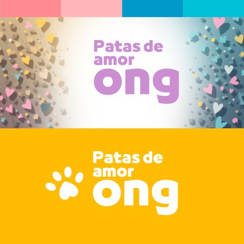 Logo da ONG Patas de Amor